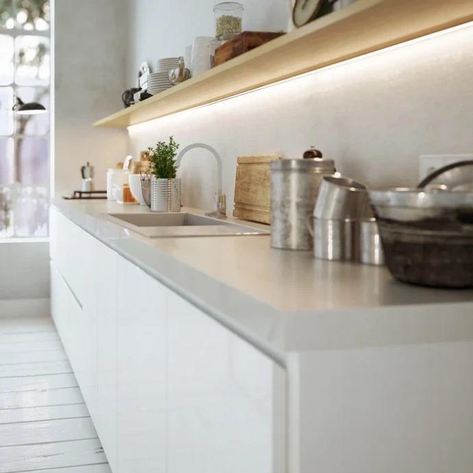 Smooth diffused architectural linear LED lighting