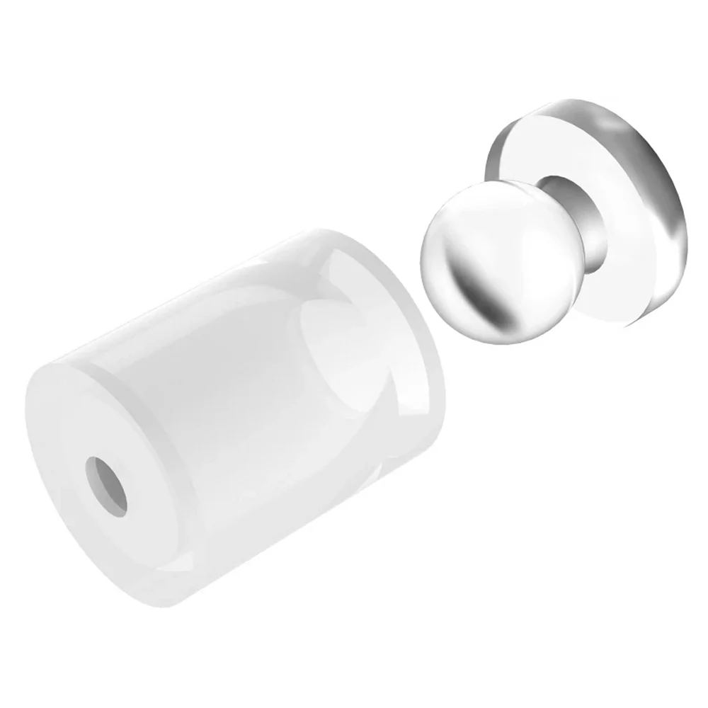 Snapfix Hidden Clip-In Acrylic Standoffs For Signs ~ Small (Pack of 25)